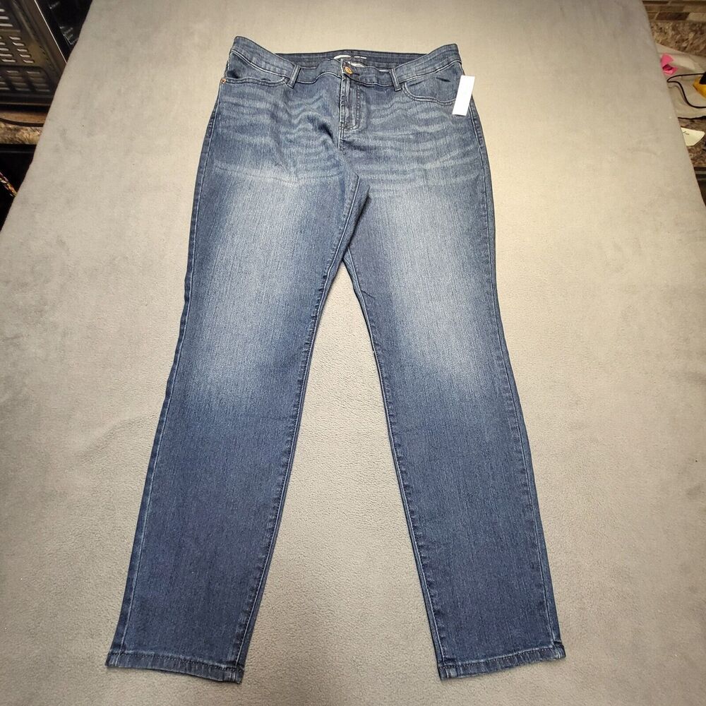 NWT Old Navy Jeans Womens 10 Blue Skinny Leg Distressed Denim Stretch